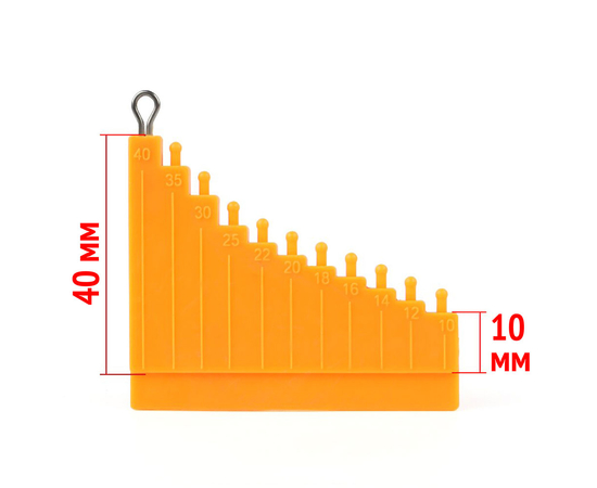 Инструмент для измерения длины волоса PANDA Tackle Hair Gauge, изображение 6