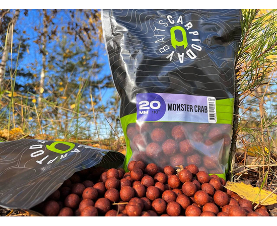 Бойлы Carptoday Baits Monster Crab (Монстр Краб) 1кг, Диаметр: 14 мм, изображение 2