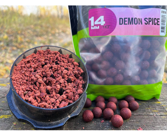 Бойлы Carptoday Baits Demon Spice (Острые Специи) 1кг, Диаметр: 14 мм, изображение 3