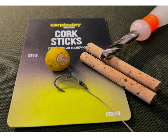 Пробковые палочки Carptoday Tackle Cork Sticks, изображение 3